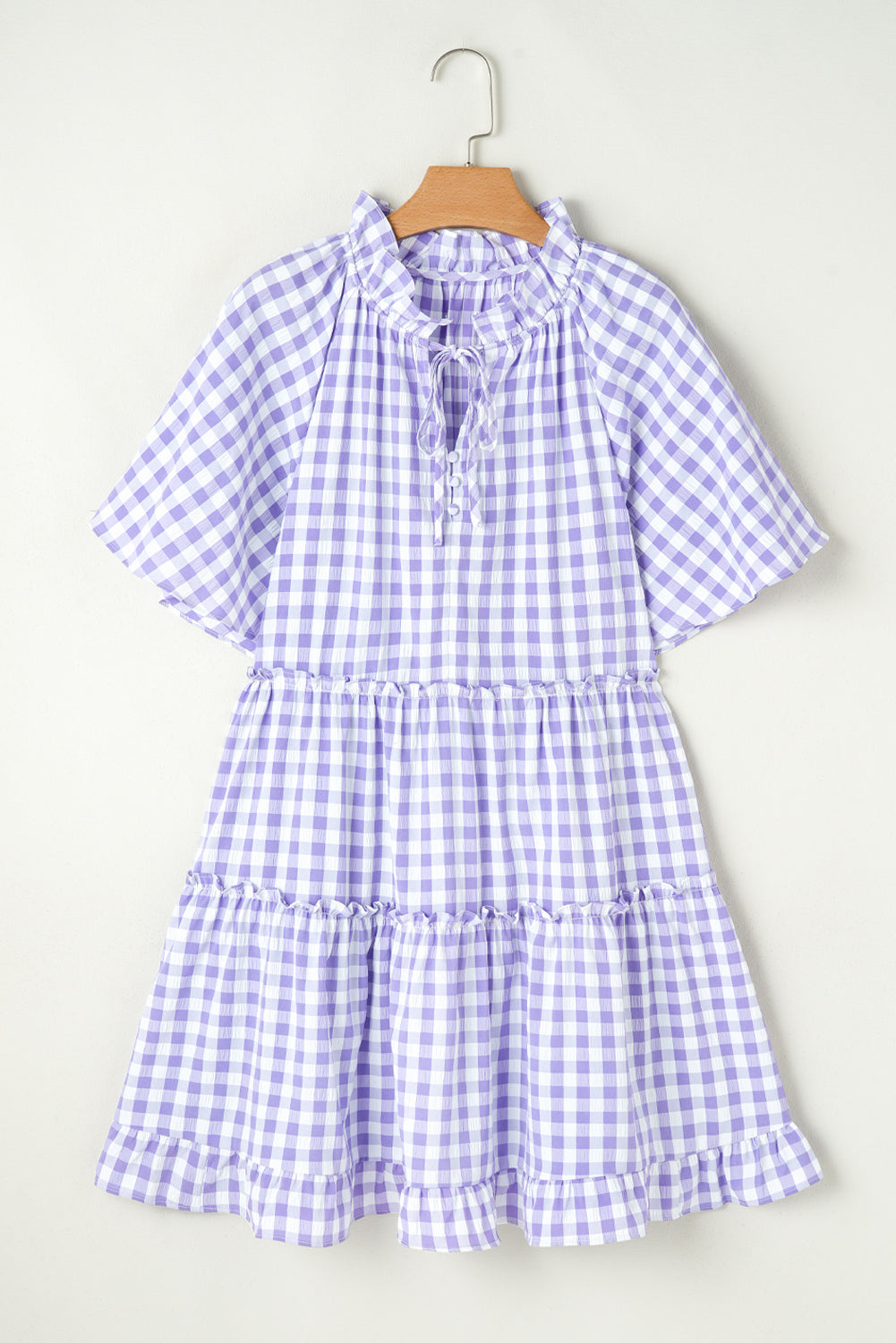 Charming Lavandula Babydoll Mini Dress