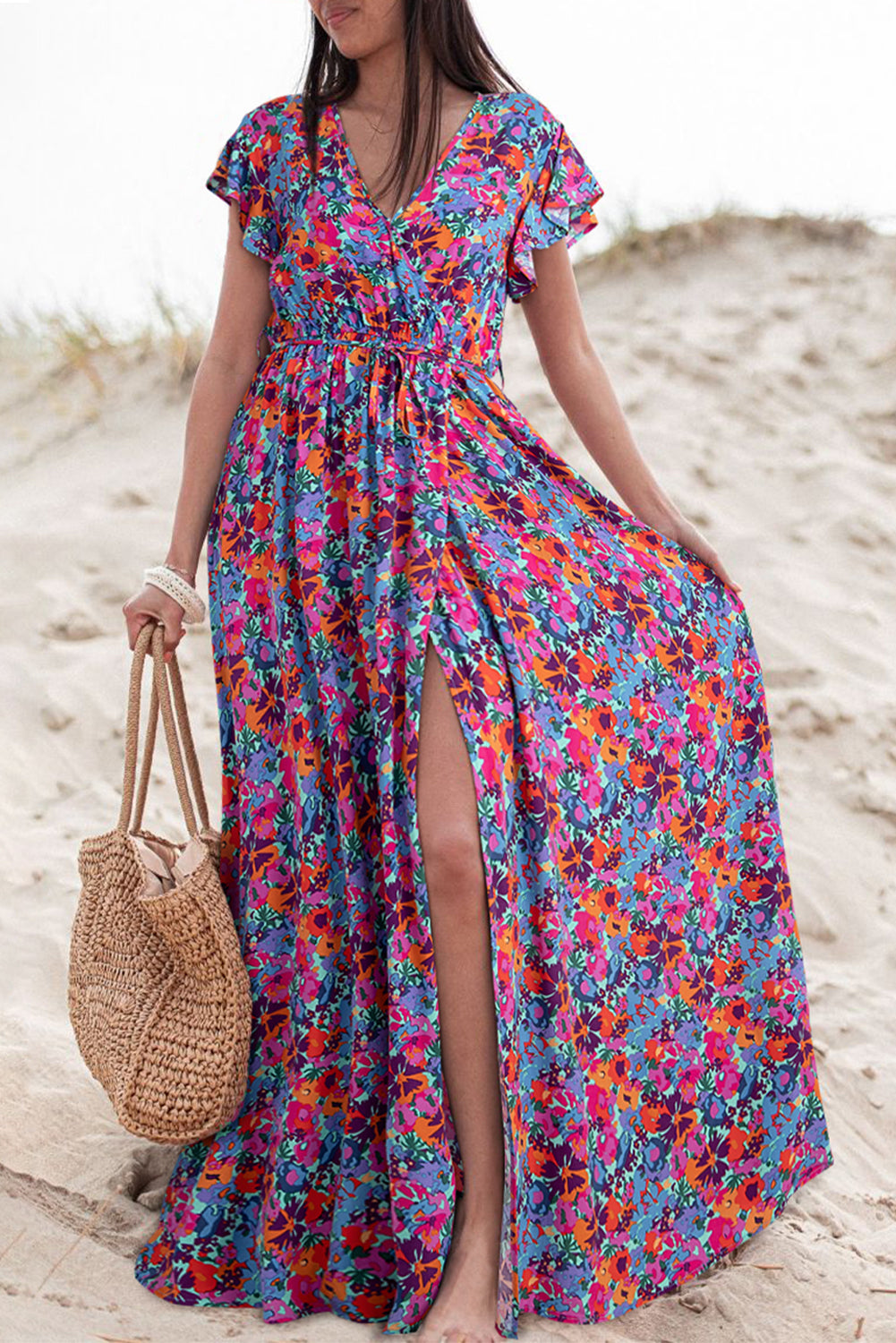 Boho Blossom Maxi Dress